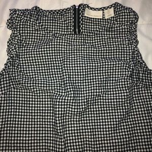Cynthia Rowley Gingham Dress - Ruffled Sleeve